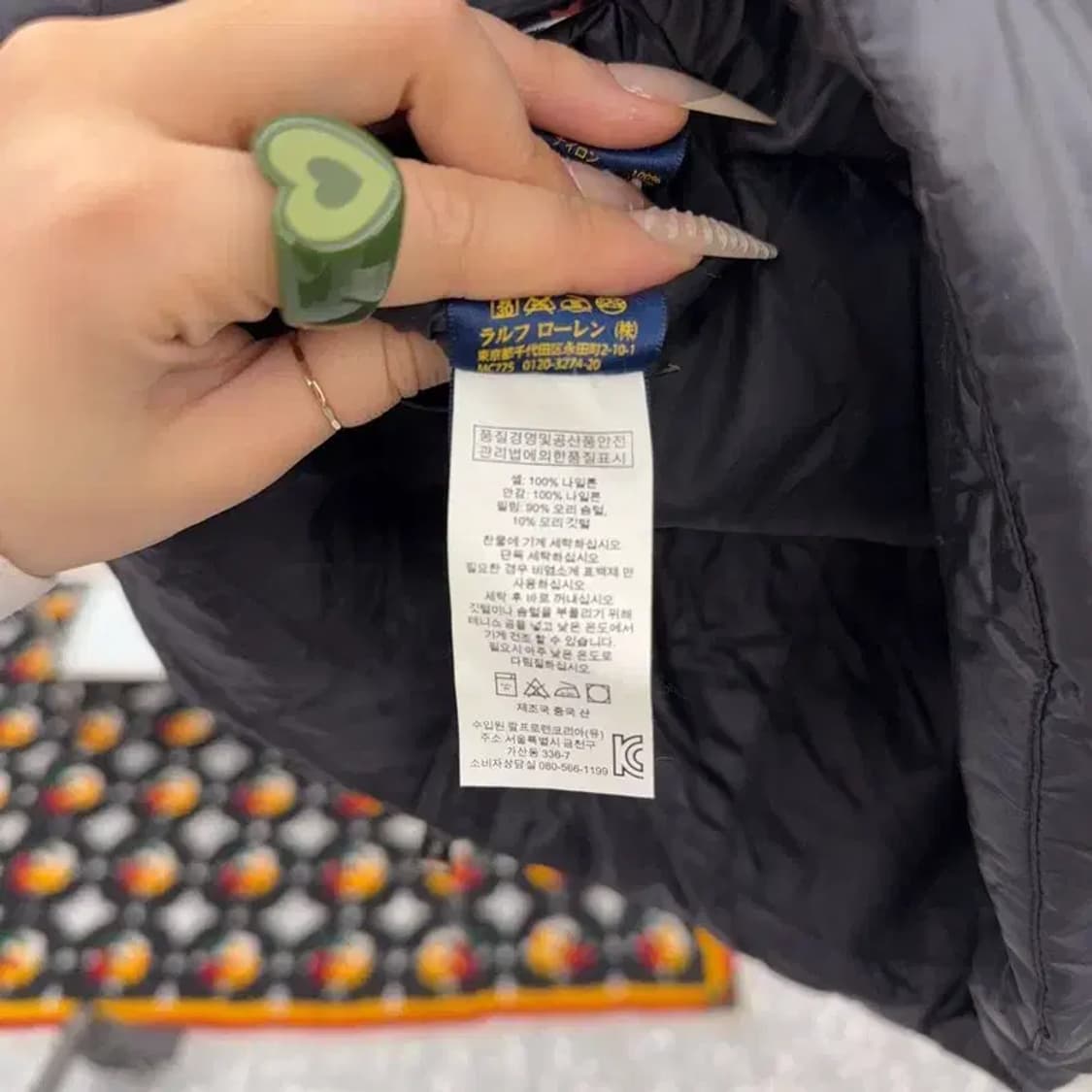 폴로 랄프로렌 모던시크 캐주얼 오리털 패딩 조끼 XS C08373 상품이미지6