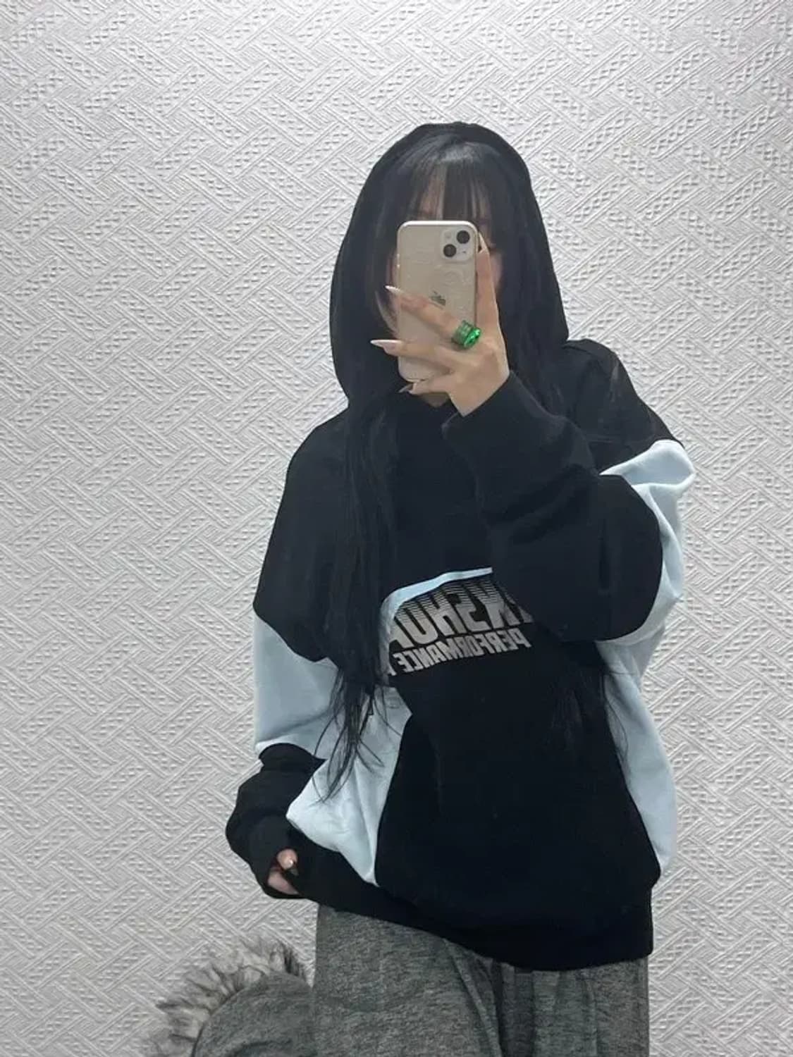 트래블 워크샵 유니폼 콤비네이션 키치 유니크 후드티 L C08379 상품이미지2