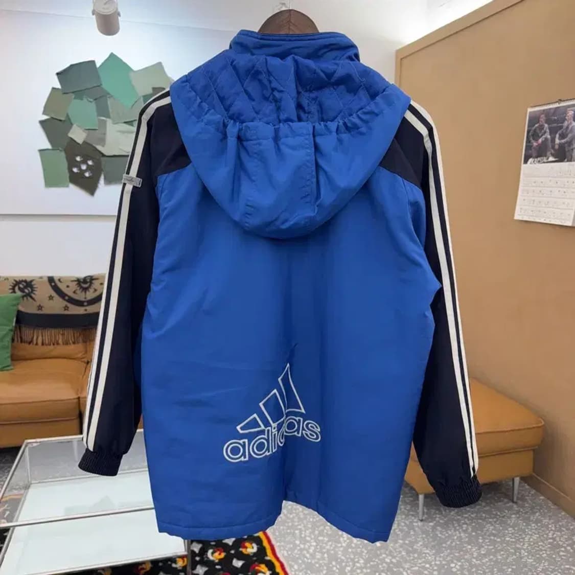 아디다스 올드스쿨 레트로 빈티지 배색 바람막이 자켓 80 C08367 상품이미지4