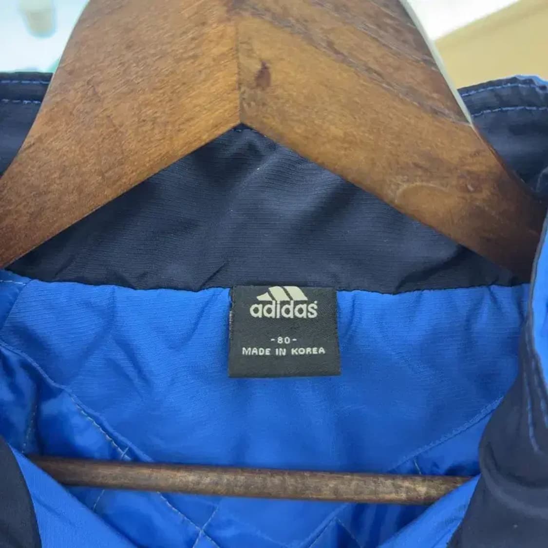 아디다스 올드스쿨 레트로 빈티지 배색 바람막이 자켓 80 C08367 상품이미지5