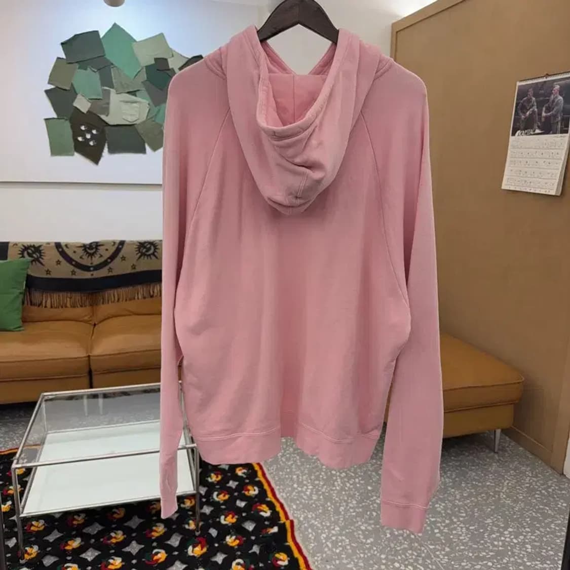 나이키 NSW V-DAY 한정판 루즈핏 딸기우유 후드티 XL C08383 상품이미지4