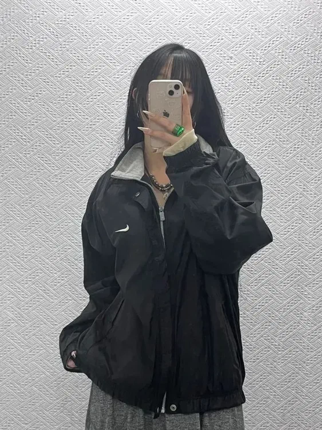 나이키 올드스쿨 빈티지 바람막이 자켓 XL C08381 상품이미지1