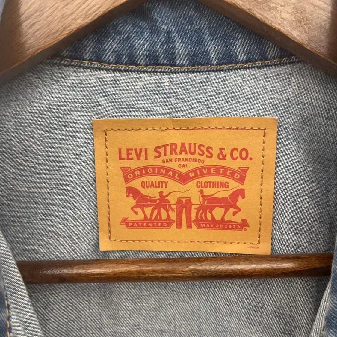 리바이스 올드스쿨 레트로 빈티지 데님 조끼 L C08398 상품이미지5