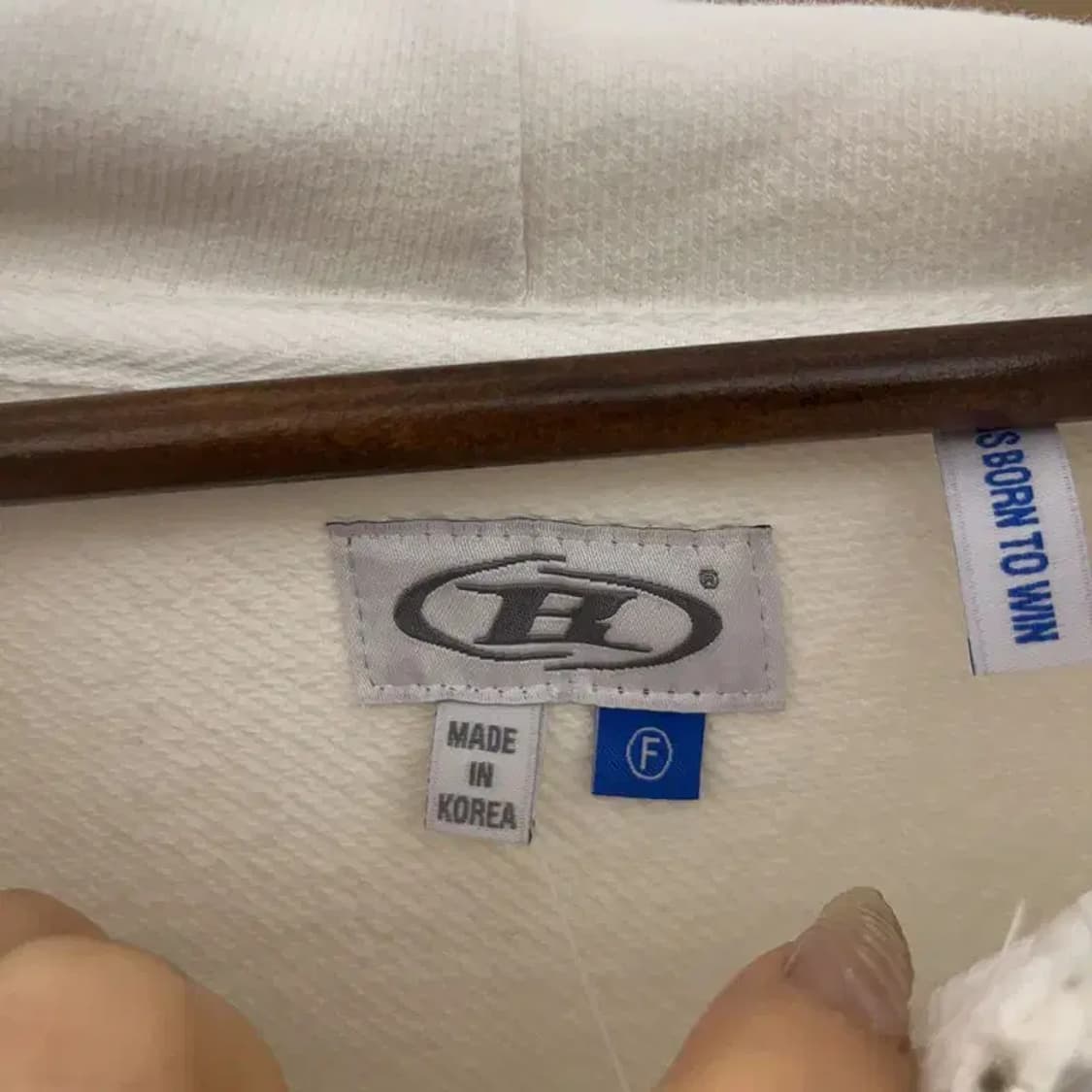 본투윈 올드스쿨 키치 빈티지 백로고 후드집업 F C08402 상품이미지5