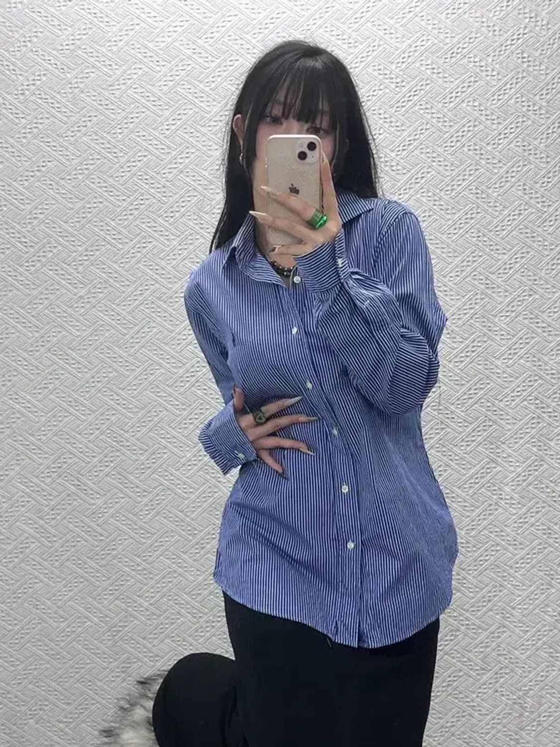 폴로 랄프로렌 모던 캐주얼 커스텀핏 드레스 셔츠 100 C08403 상품이미지1