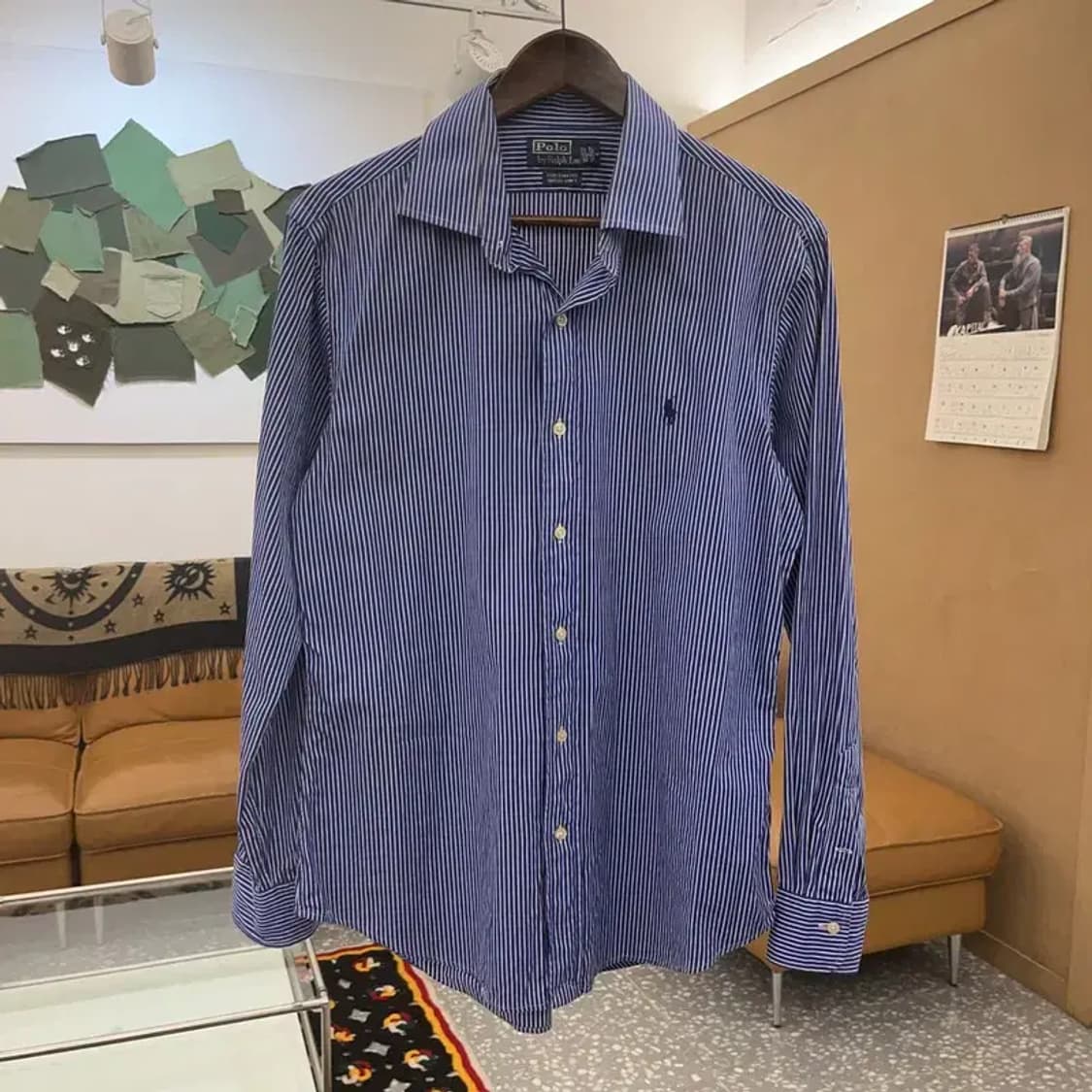 폴로 랄프로렌 모던 캐주얼 커스텀핏 드레스 셔츠 100 C08403 상품이미지3