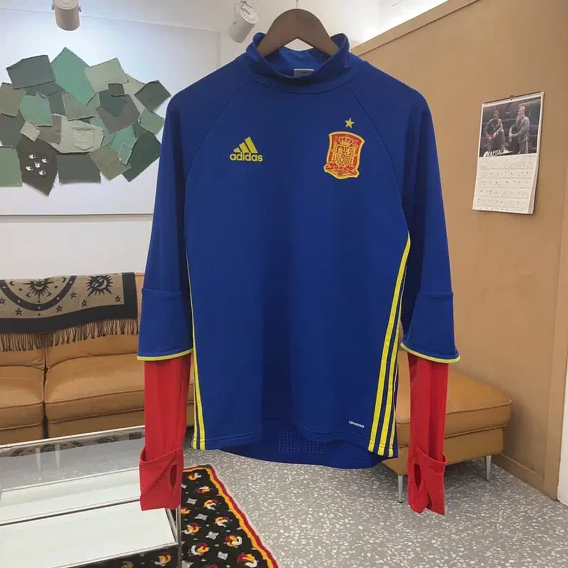 아디다스 스페인 국대 트레이닝 져지 롱슬리브 100 C08413 상품이미지3