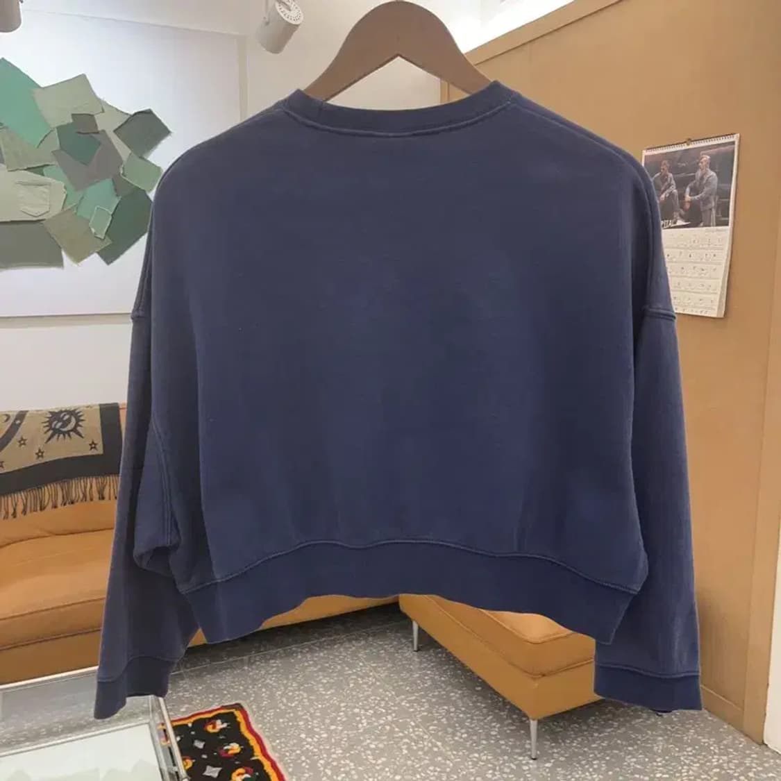 나이키 올드스쿨 빅로고 크롭 약기모 맨투맨 M C08417 상품이미지4