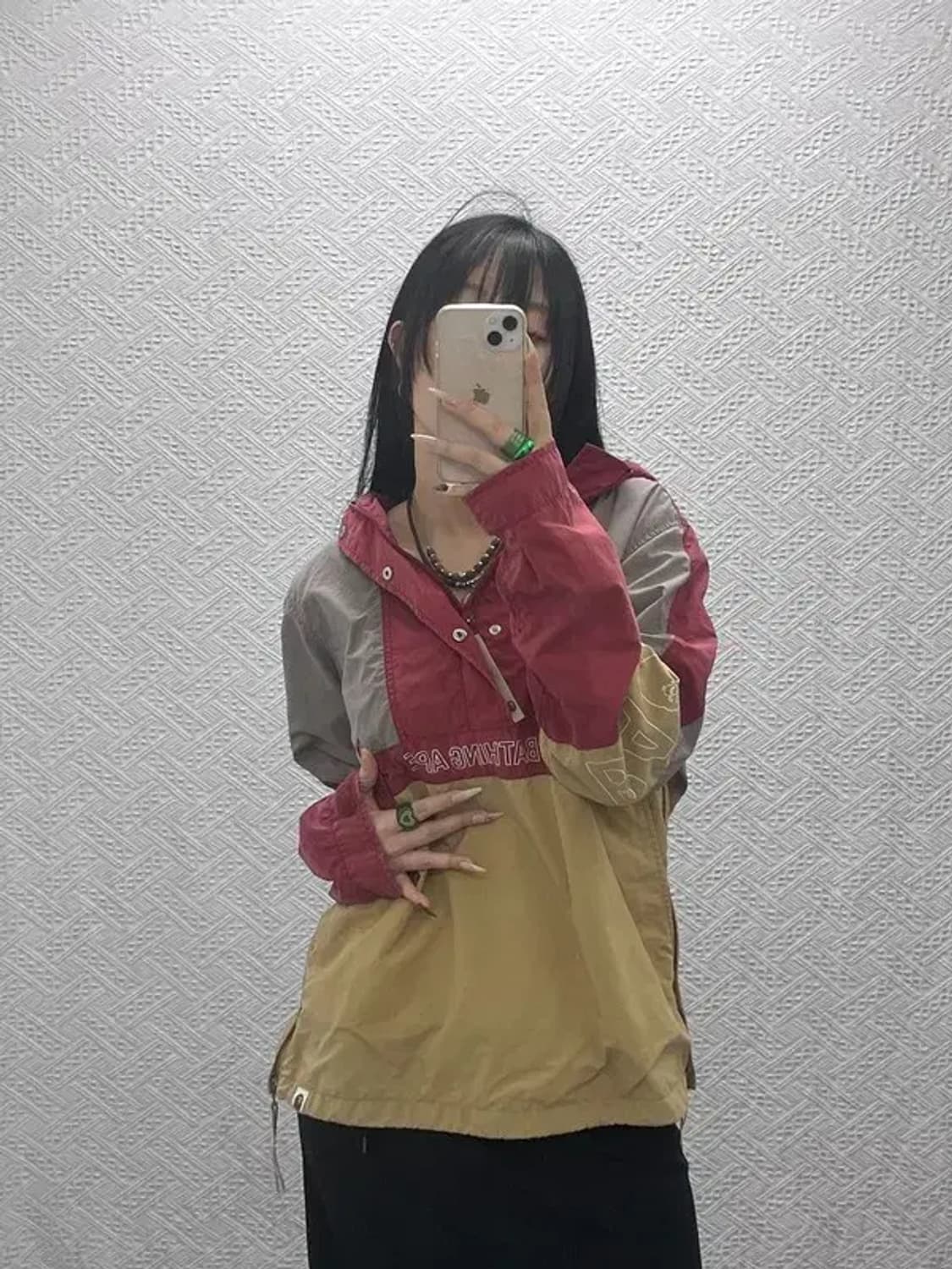 베이프 AAPE 올드스쿨 아이언맨 바람막이 아노락 M C08414 상품이미지2