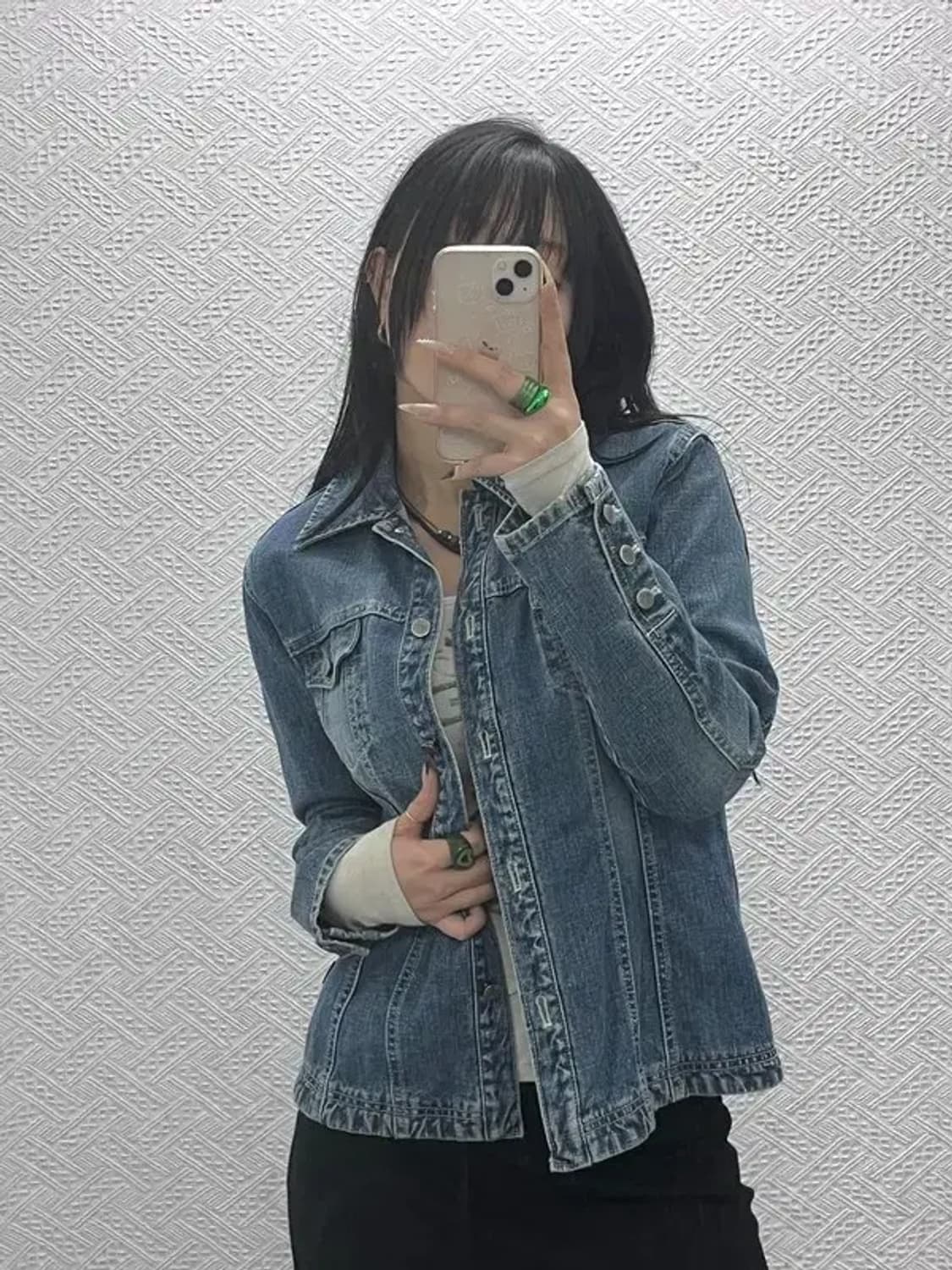 리 LEE 올드스쿨 빈티지 워싱 진청 데님자켓 100 C08401 상품이미지2