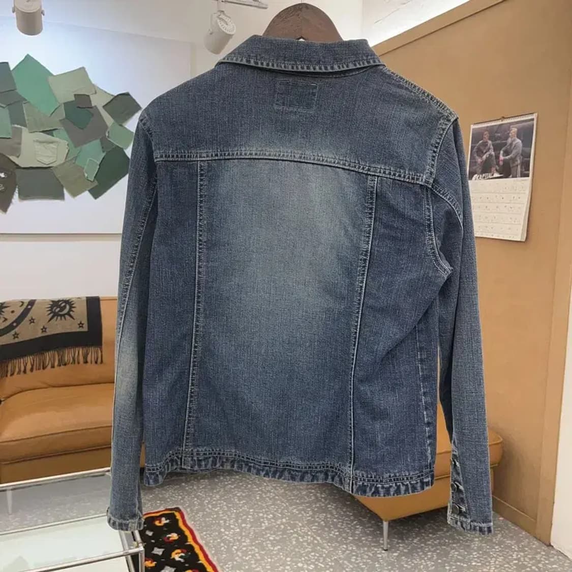 리 LEE 올드스쿨 빈티지 워싱 진청 데님자켓 100 C08401 상품이미지4