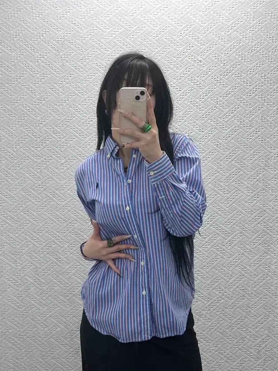 폴로 랄프로렌 컨트리 레트로 멀티 스트라이프 셔츠 L C08404 상품이미지1