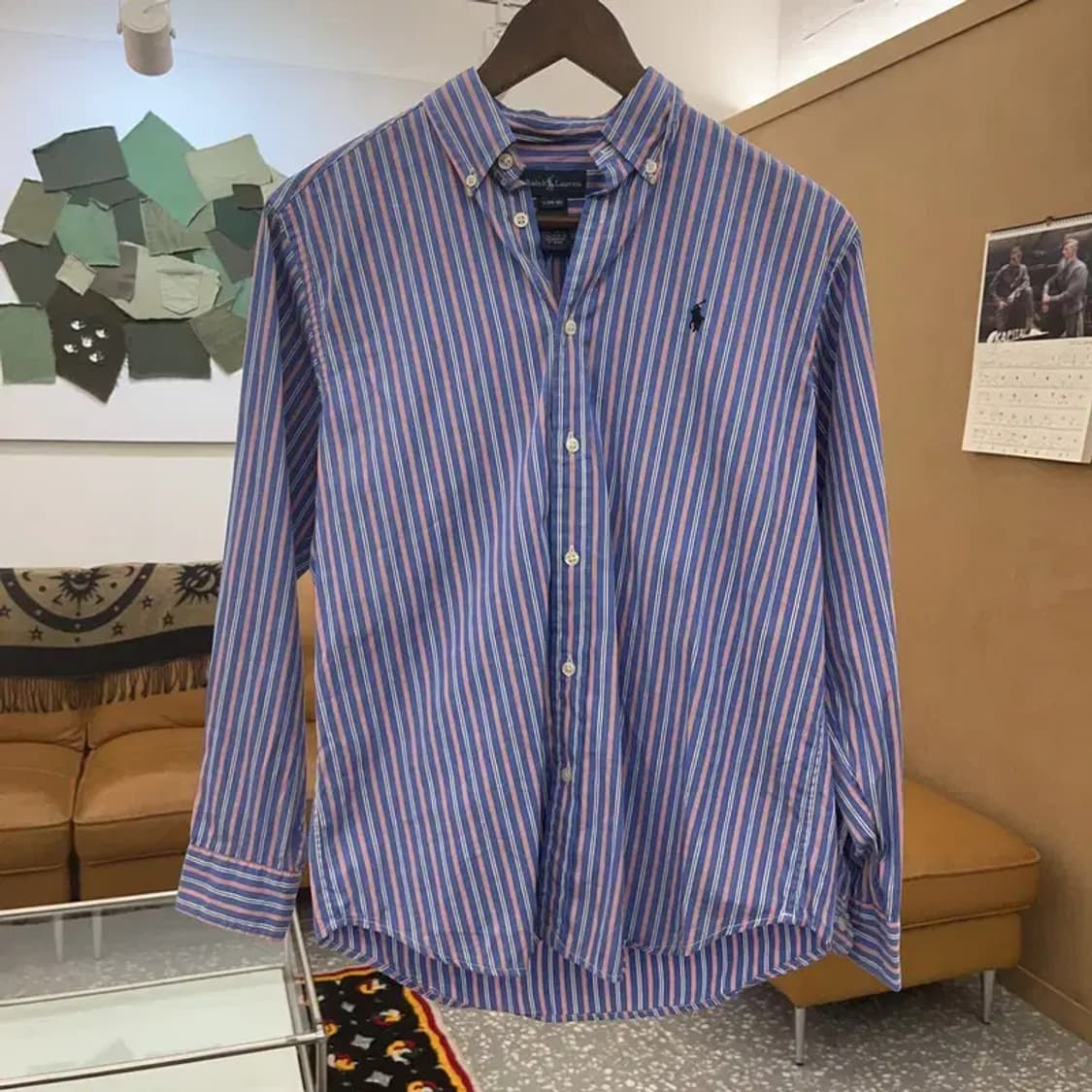 폴로 랄프로렌 컨트리 레트로 멀티 스트라이프 셔츠 L C08404 상품이미지3