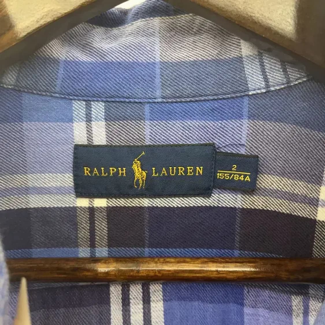 폴로 랄프로렌 빈티지 컨트리 핑크포니 체크 셔츠 2 C08411 상품이미지5