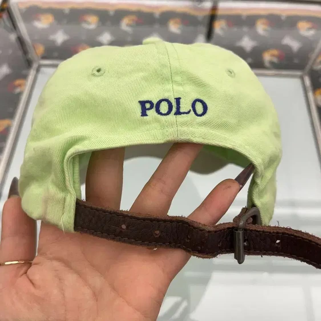 폴로 랄프로렌 캐주얼 피스타치오 그린 볼캡 C08434 상품이미지4