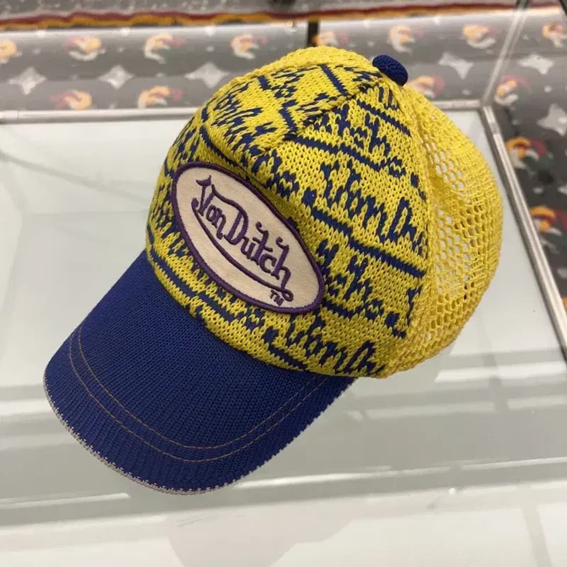 본 더치 빈티지 레트로 키치 매쉬 볼캡 C08435 상품이미지3