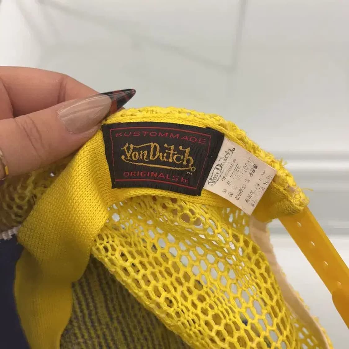 본 더치 빈티지 레트로 키치 매쉬 볼캡 C08435 상품이미지4