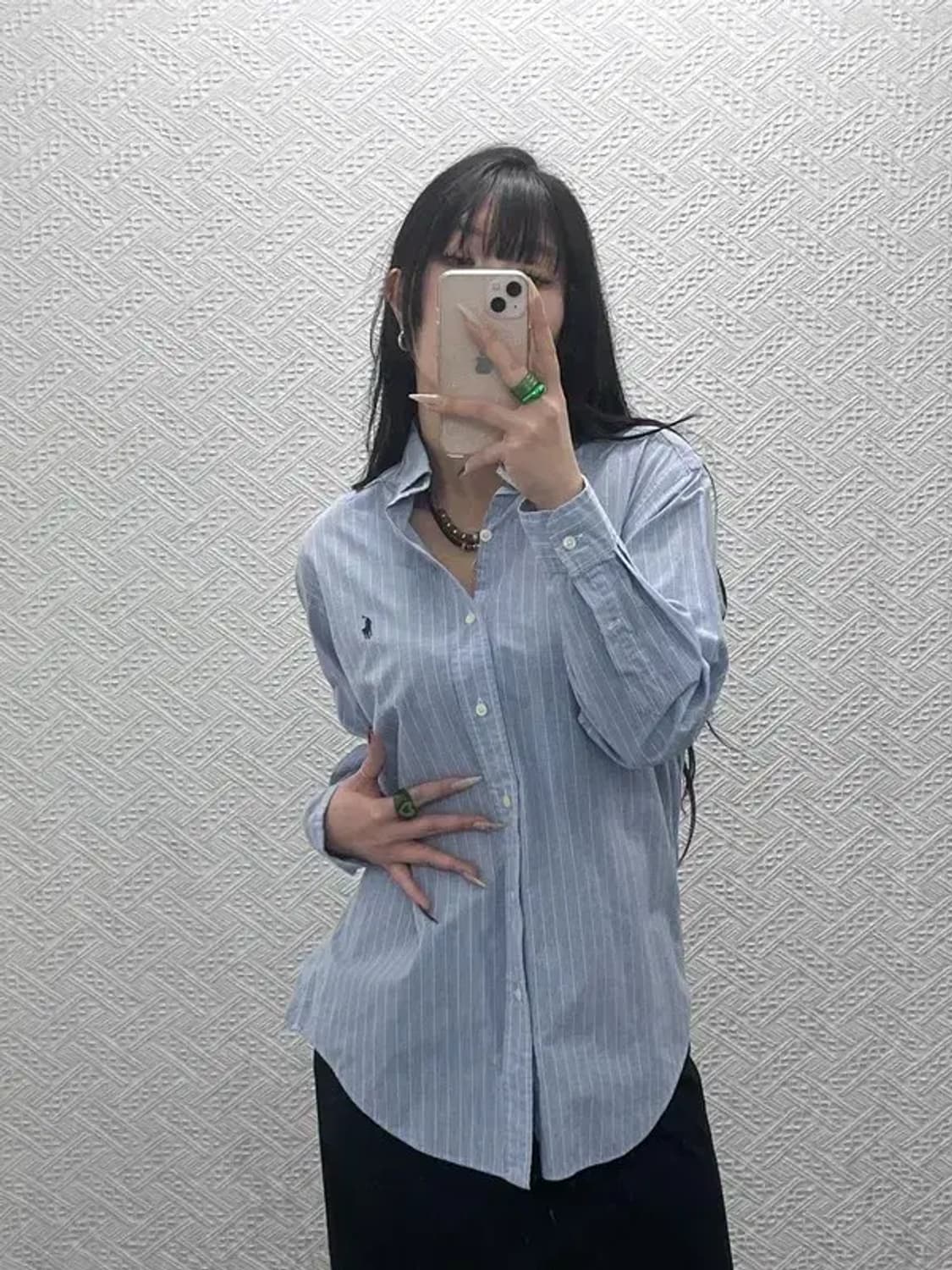 폴로 랄프로렌 YARMOUTH 모던 시크 체크 셔츠 105 C08407 상품이미지2