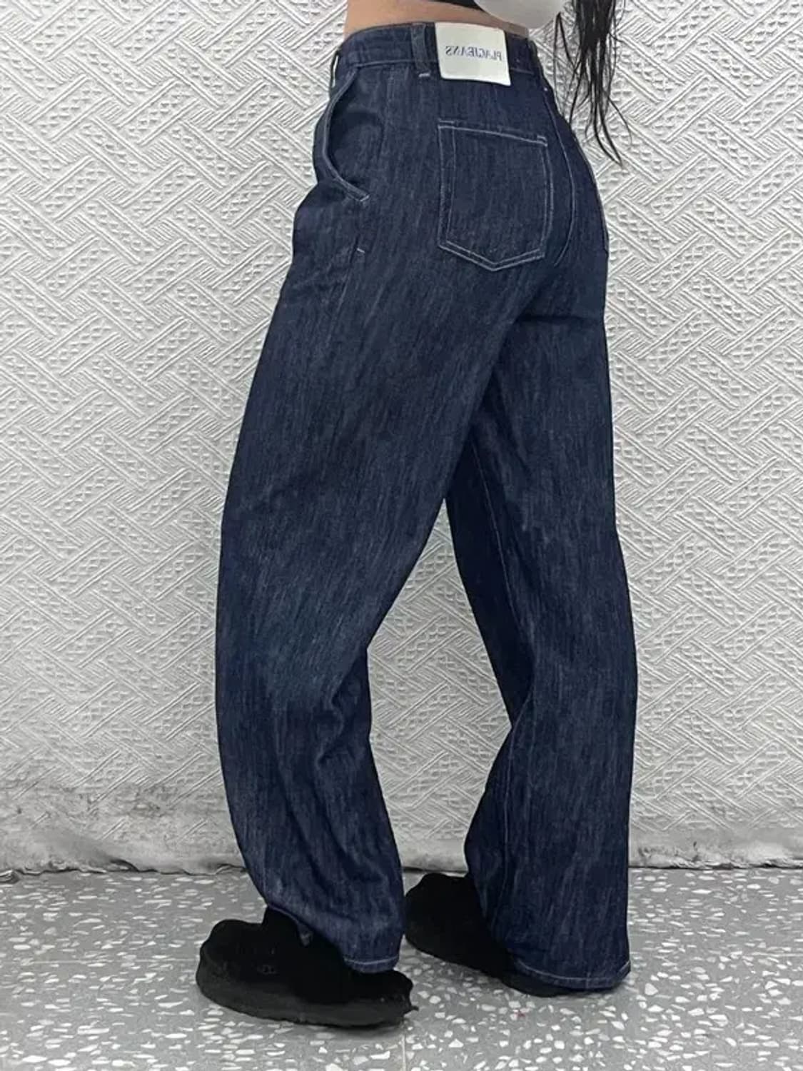 플랙진 MAISON 빈티지무드 와이드 데님팬츠 25인치 C08423 상품이미지1