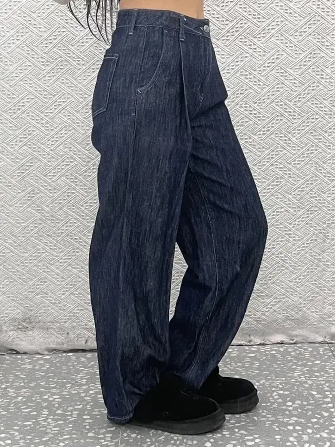 플랙진 MAISON 빈티지무드 와이드 데님팬츠 25인치 C08423 상품이미지2