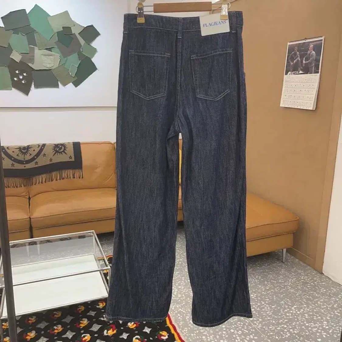 플랙진 MAISON 빈티지무드 와이드 데님팬츠 25인치 C08423 상품이미지4