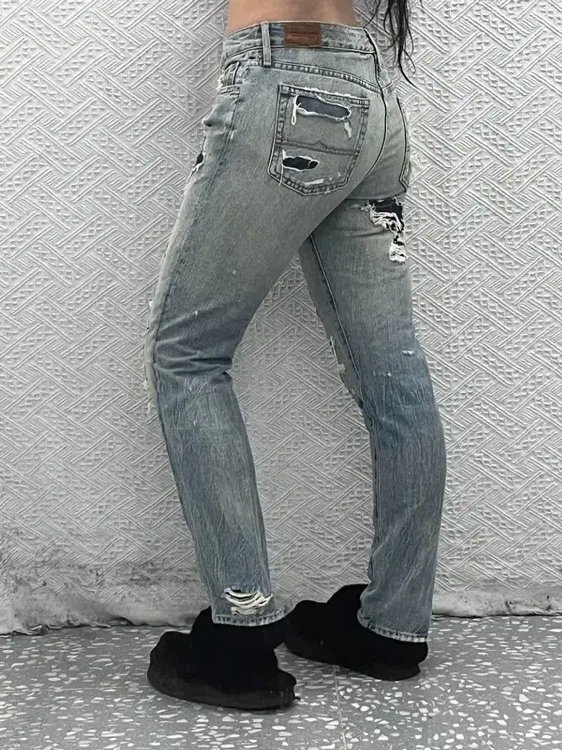 데님 앤 서플라이 그런지 디스트로이드 데님팬츠 27인치 C08427 상품이미지2