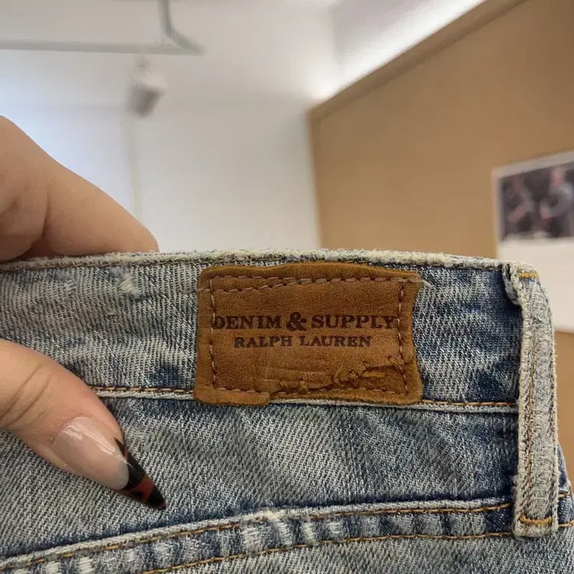 데님 앤 서플라이 그런지 디스트로이드 데님팬츠 27인치 C08427 상품이미지5