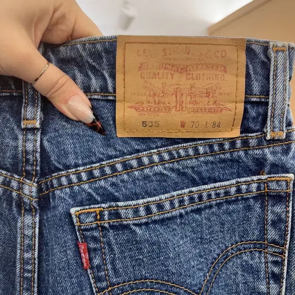 리바이스 505 모던 캐주얼 빈티지 데님팬츠 70 C08429 상품이미지3