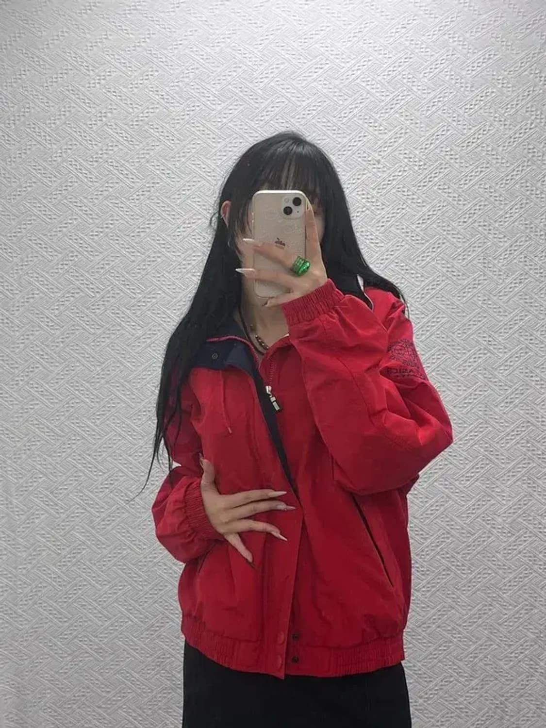 아식스 올드스쿨 레트로 오버핏 윈드브레이커 바람막이 105 C08439 상품이미지2