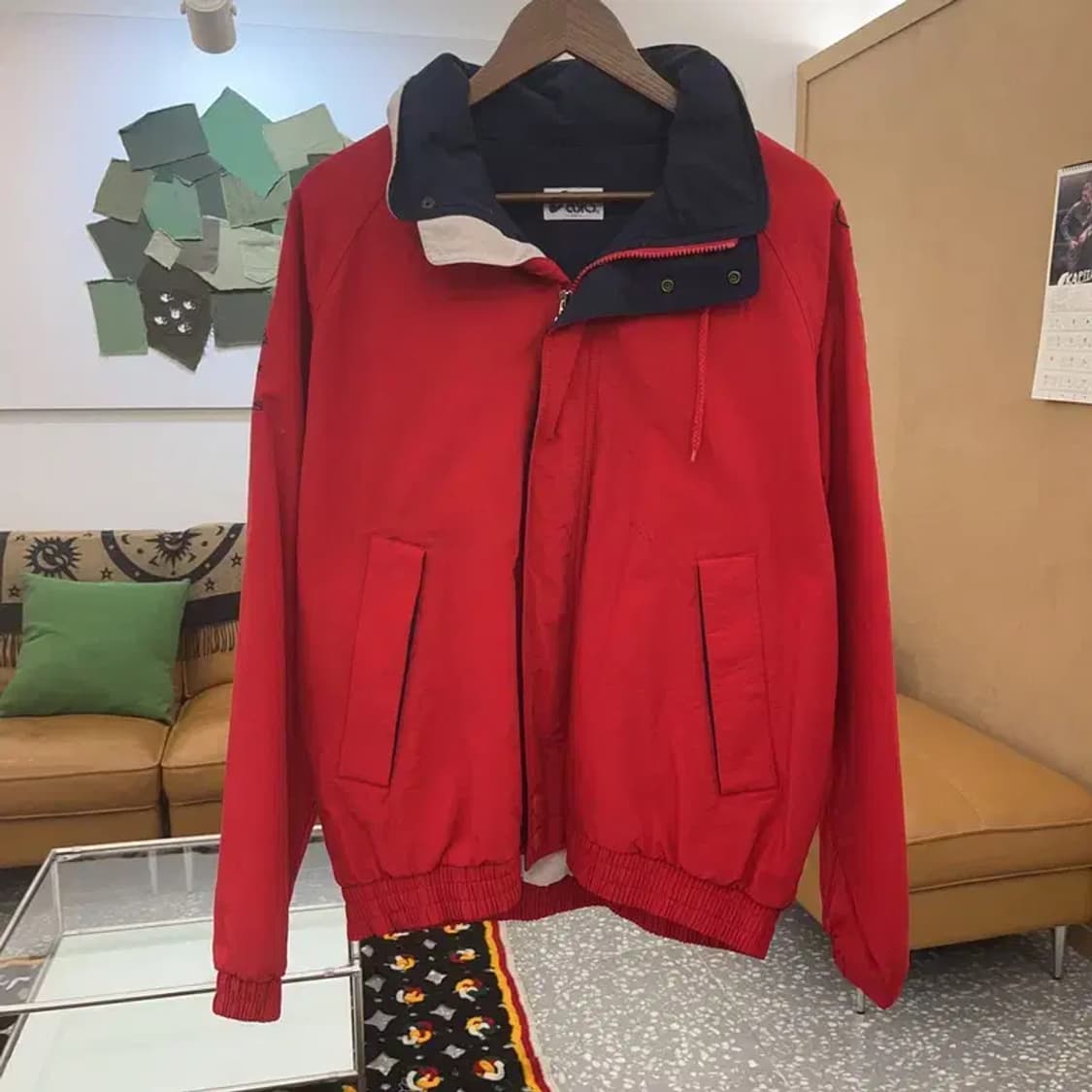 아식스 올드스쿨 레트로 오버핏 윈드브레이커 바람막이 105 C08439 상품이미지3