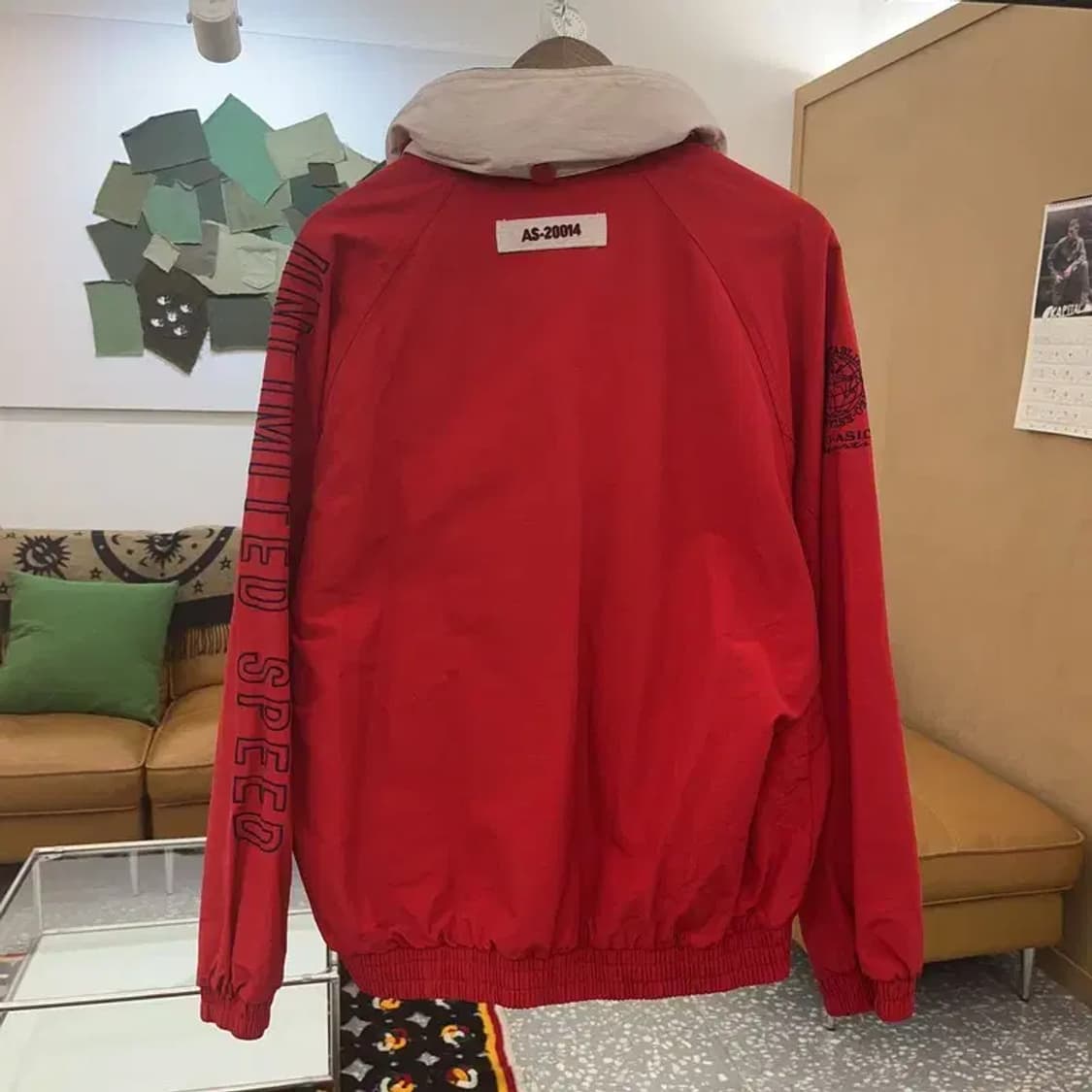 아식스 올드스쿨 레트로 오버핏 윈드브레이커 바람막이 105 C08439 상품이미지4