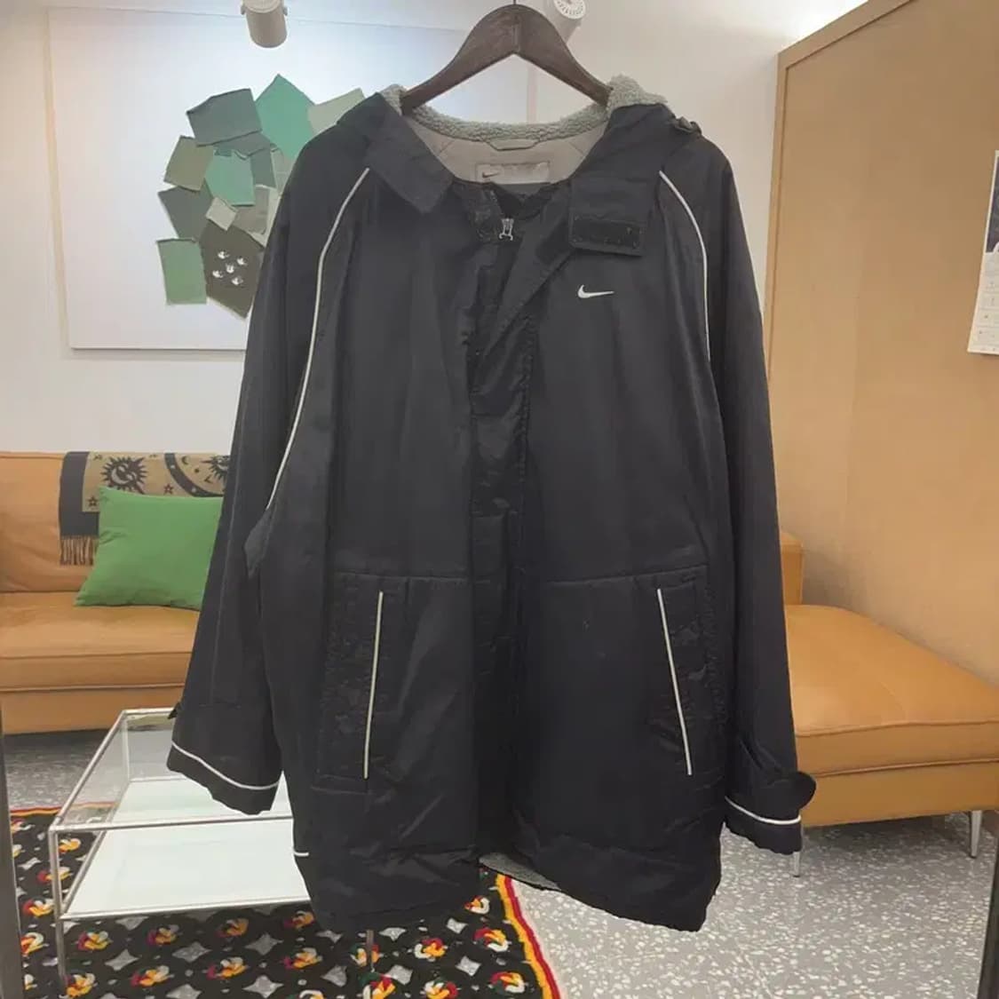 나이키 재팬 올드스쿨 오버핏 양털 돕바 점퍼 자켓 XL C08442 상품이미지3