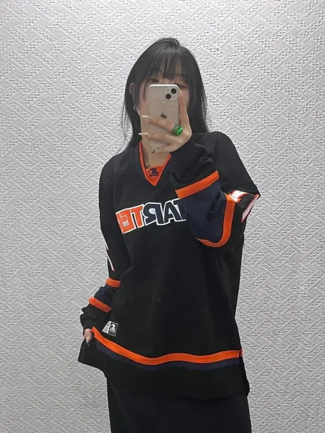 스타터 올드스쿨 팀져지 오버핏 스포티 롱슬리브 L C08455 상품이미지2