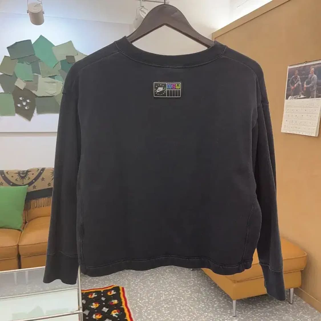 나이키 올드스쿨 러블리힙 빅로고 크롭 맨투맨 S C08462 상품이미지4