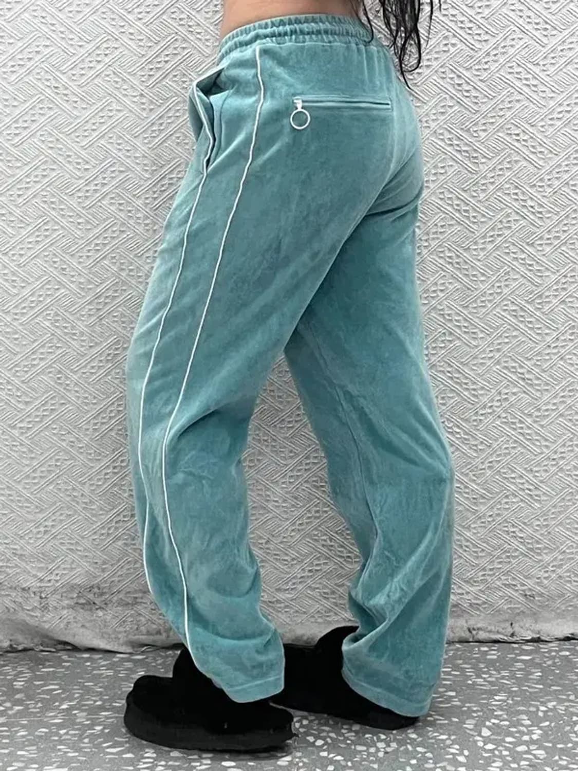 뉴에라 레트로 Y2K 민트 벨벳 트레이닝팬츠 S C08467 상품이미지2