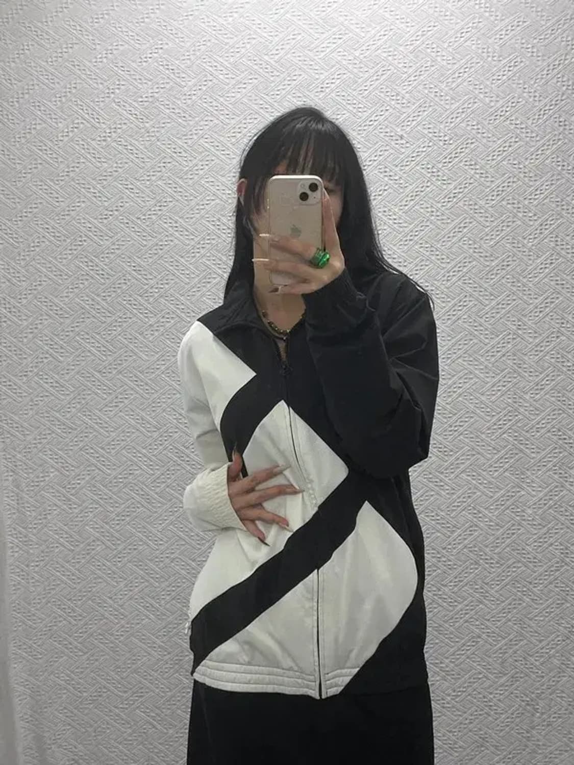 아디다스 빅삼각로고 스트릿 이큅먼트 바람막이 자켓 100 C08440 상품이미지2