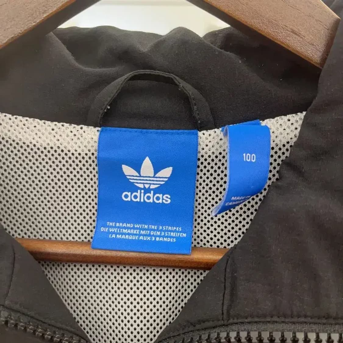 아디다스 빅삼각로고 스트릿 이큅먼트 바람막이 자켓 100 C08440 상품이미지5