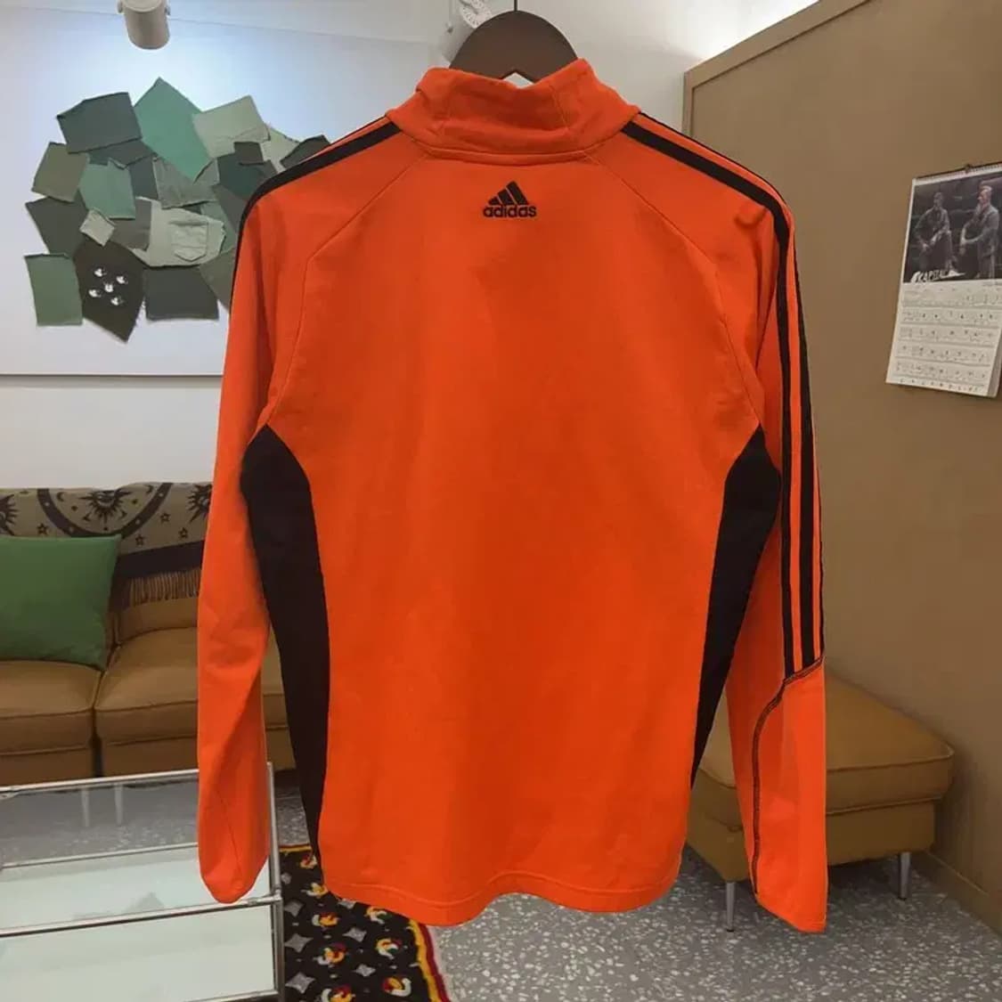 아디다스 첼시 챔스 축구 오렌지 약기모 져지 롱슬리브 100 C08456 상품이미지4