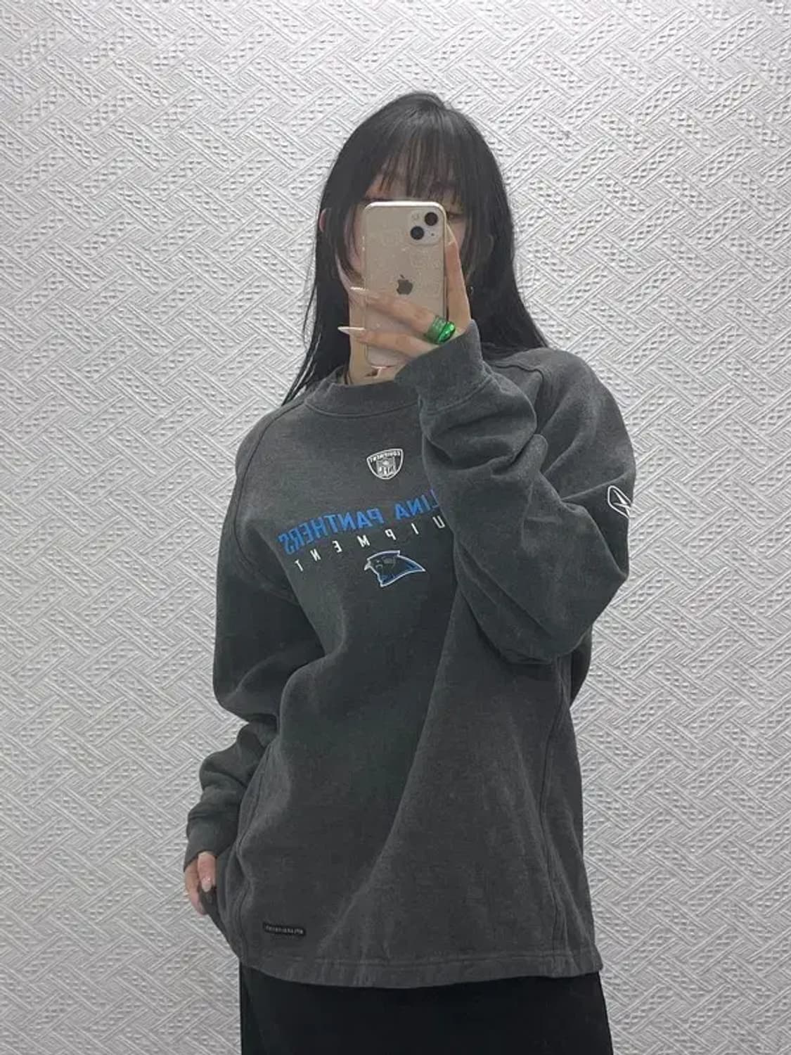 리복 NFL 어센틱 빈티지 약기모 오버핏 맨투맨 105 C08460 상품이미지1