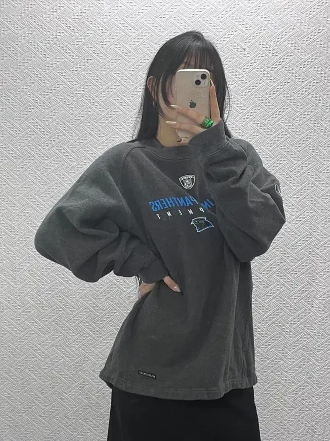 리복 NFL 어센틱 빈티지 약기모 오버핏 맨투맨 105 C08460 상품이미지2