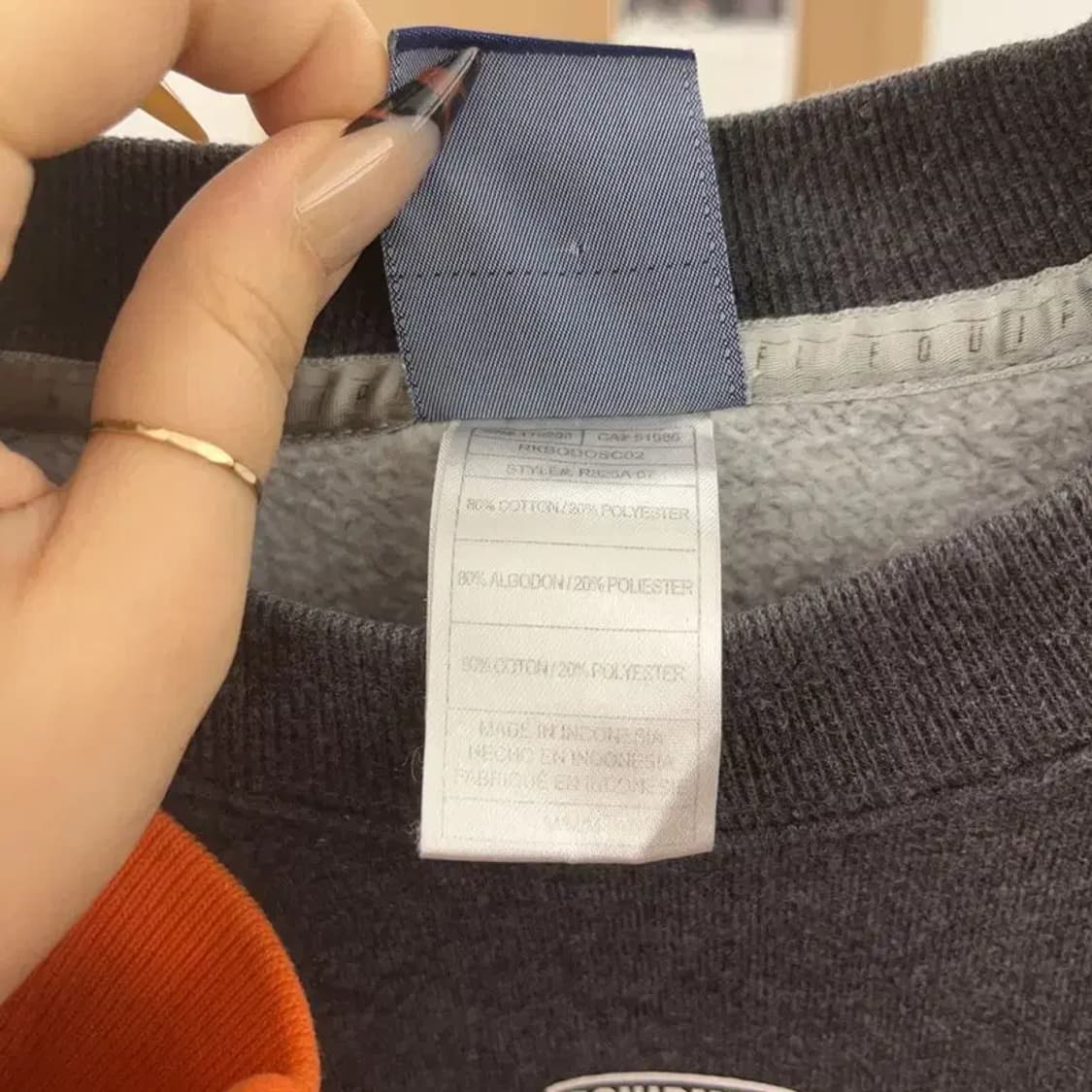 리복 NFL 어센틱 빈티지 약기모 오버핏 맨투맨 105 C08460 상품이미지7