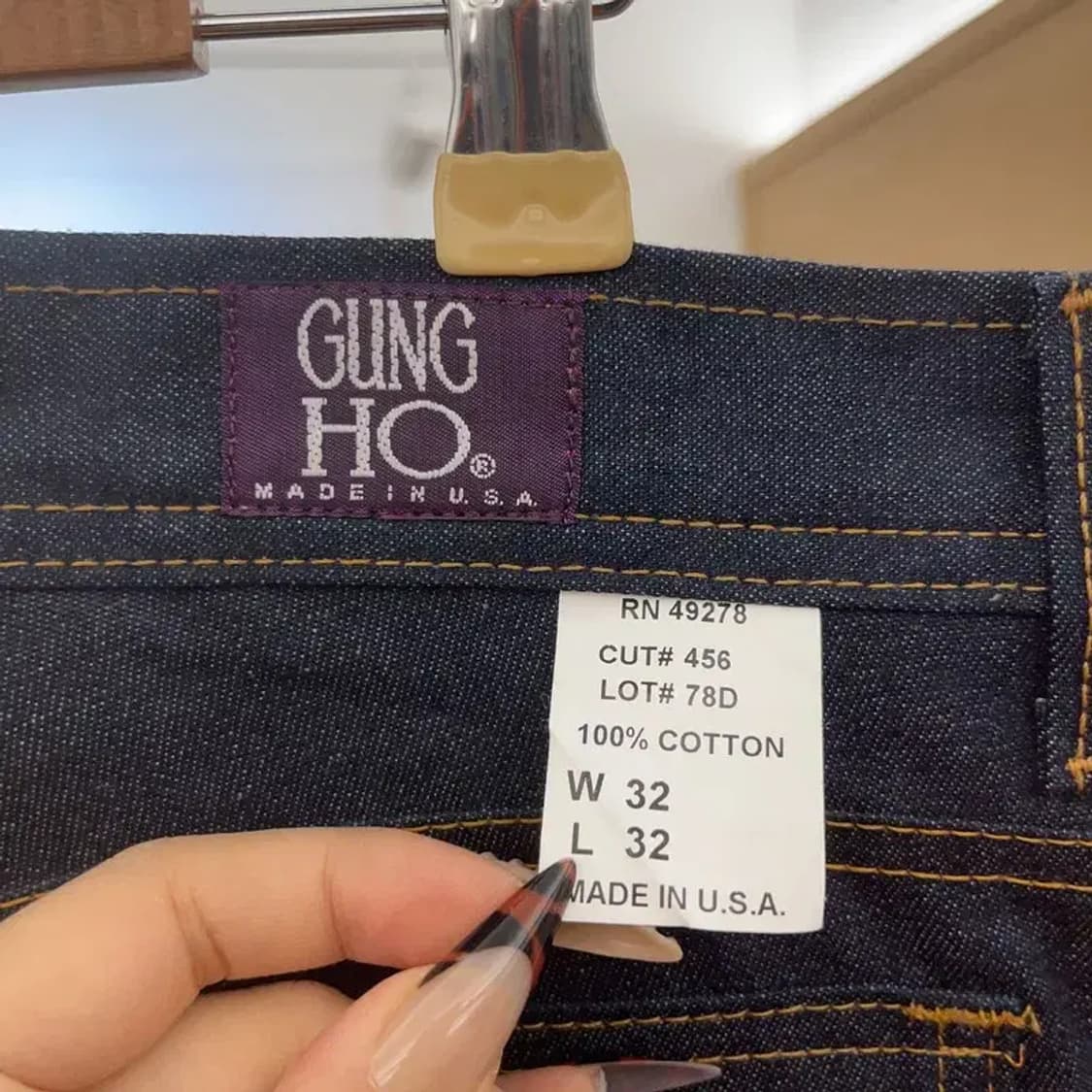 궁호 USA 멀티포켓 워크 데님팬츠 청바지 32인치 C08466 상품이미지5