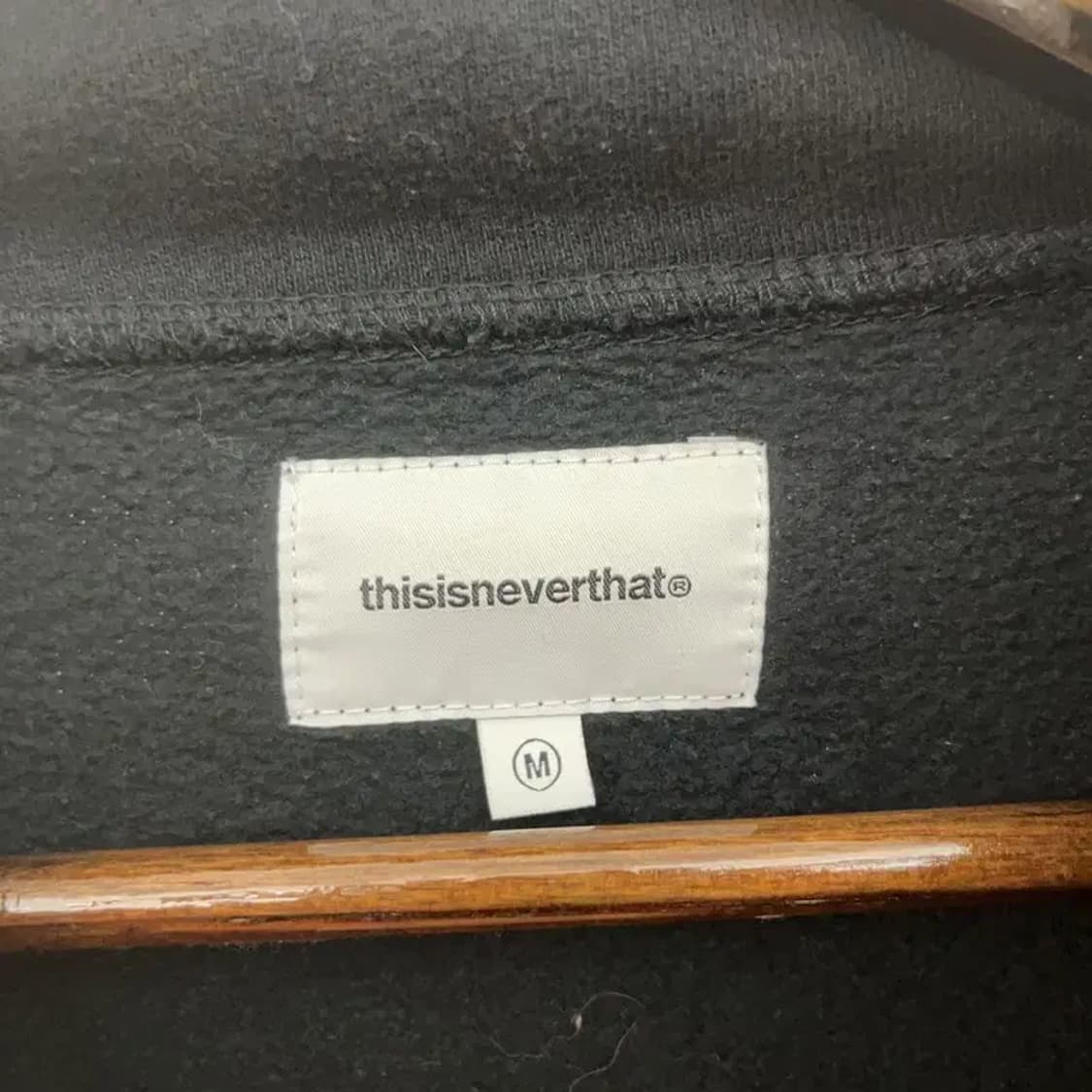 디스이즈네버댓 약기모 반집업 키치 자수패치 맨투맨 M C08461 상품이미지5