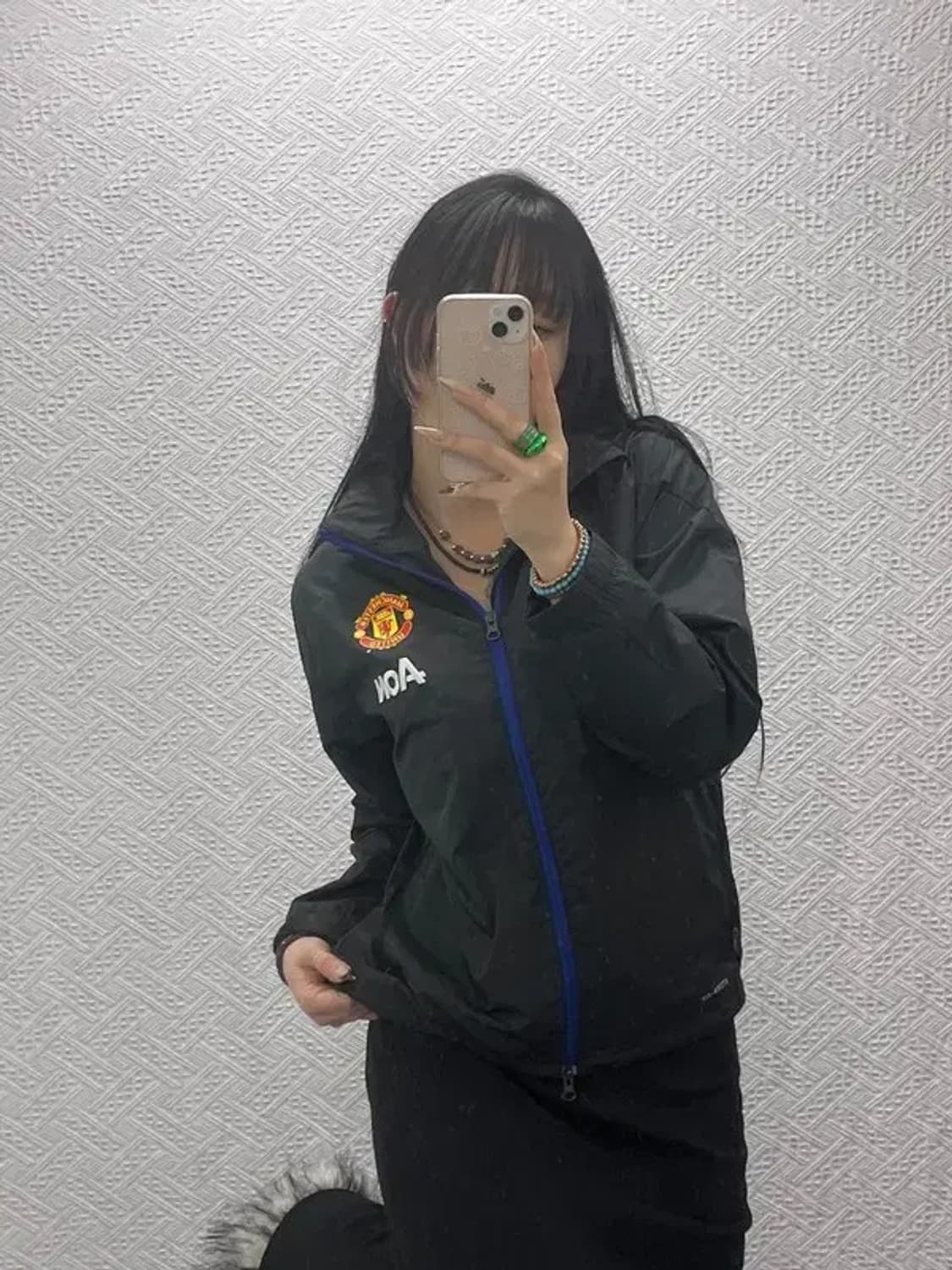 나이키 맨체스터유나이티드 레트로 축구 바람막이 자켓 L C08443 상품이미지1