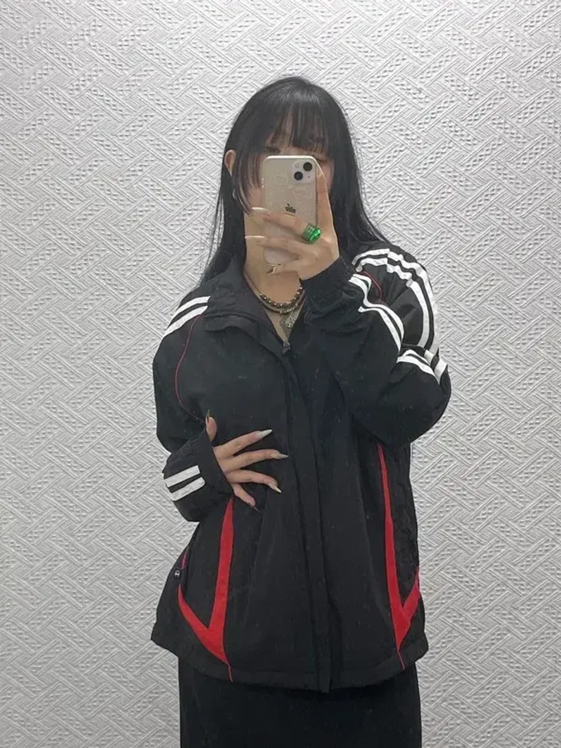 챔피온 레트로 빈티지 배색 고프코어 바람막이 자켓 XL C08451 상품이미지1