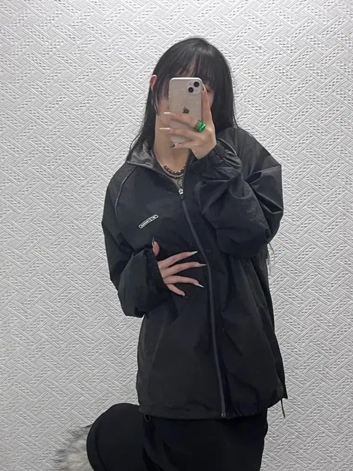 리복 올드스쿨 모던 캐주얼 스포티 바람막이 자켓 XL C08452 상품이미지1