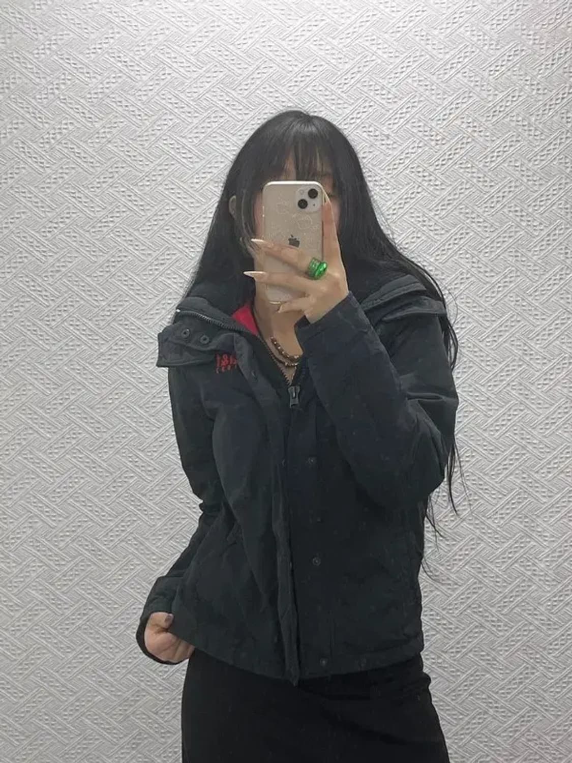 아베크롬비 Y2K 레트로 숄카라 바람막이 자켓 XL C08454 상품이미지1