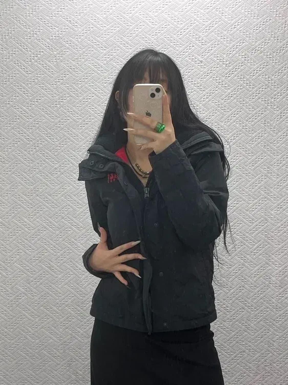 아베크롬비 Y2K 레트로 숄카라 바람막이 자켓 XL C08454 상품이미지2