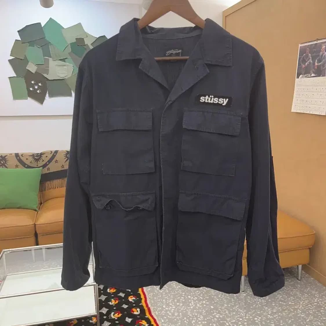 스투시 올드스쿨 멀티포켓 유틸리티 워크 자켓 S C08458 상품이미지3