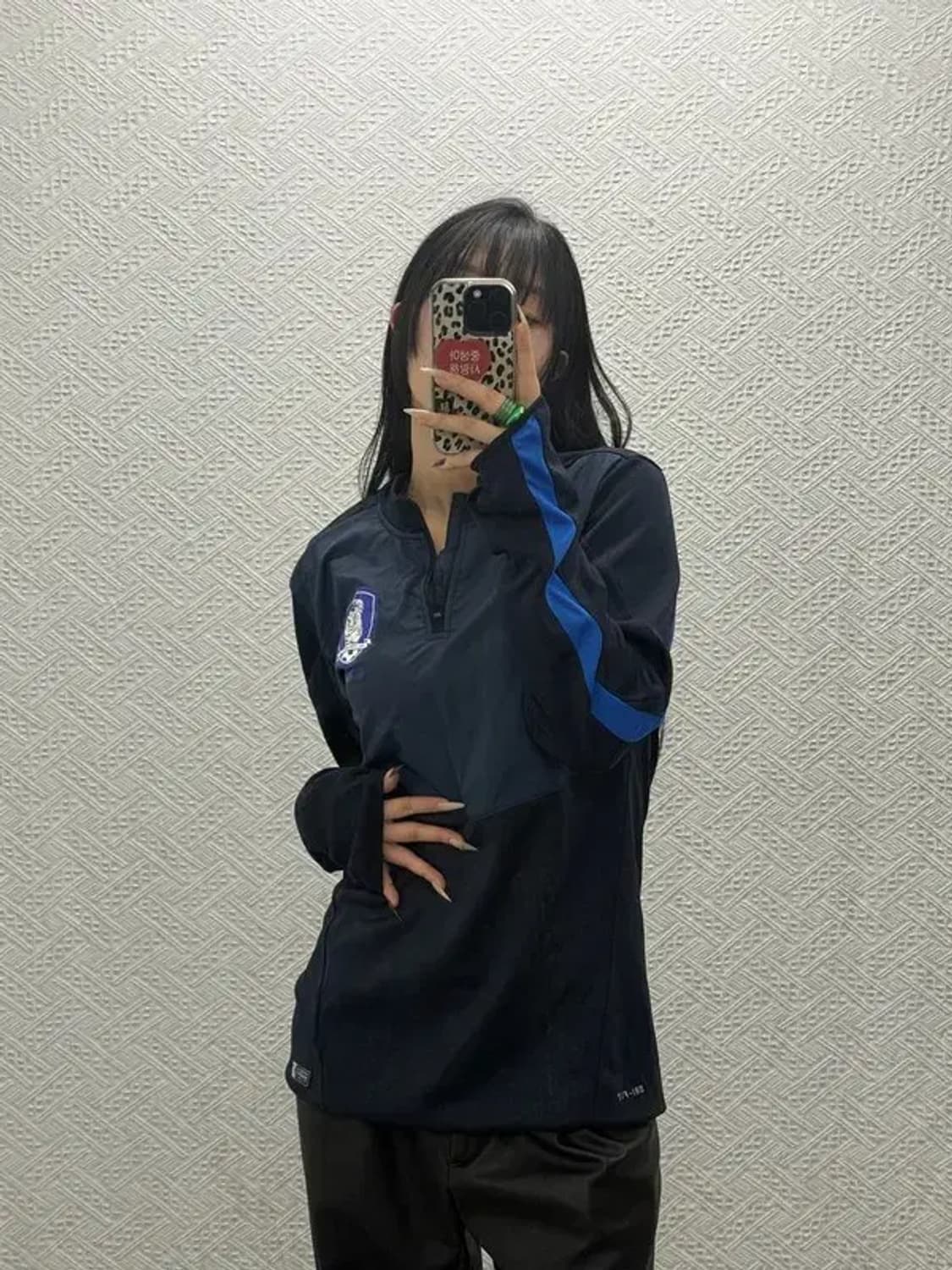 나이키 드라이핏 대한민국 축구 국대 반집업 롱슬리브 L C08482 상품이미지2